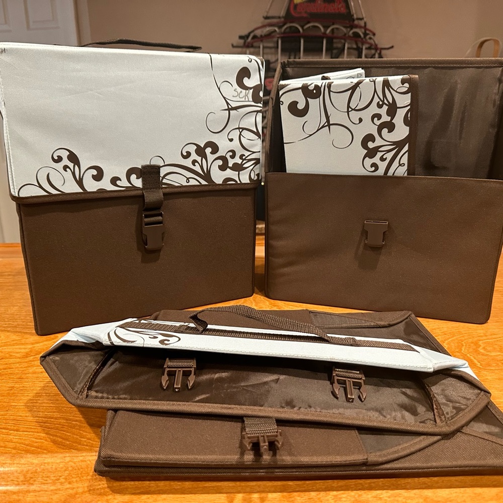 Creative Memories Scrapbook Power Palette Organizer Case Tote/Carryall.